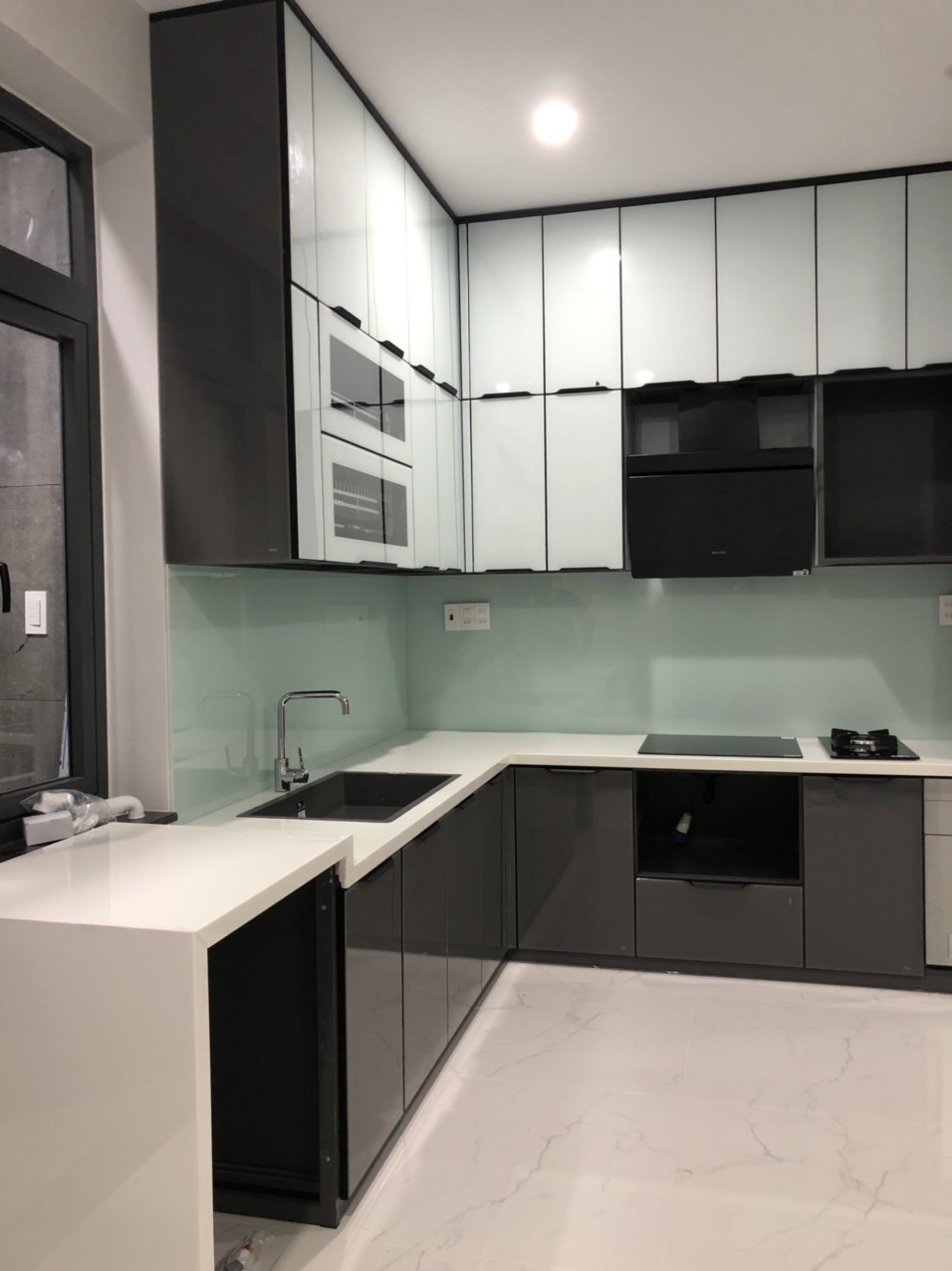 Tủ bếp thùng Inox hiện đại 16